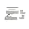 Rev-A-Shelf Accessory, ABS, Gray, 3.5 in W, 1.75 in H, 9 in D, 9 in L, Gray 4WC-TOKIT-15 - alternate 1